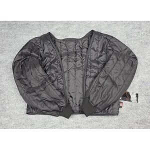 Dainese Motorcycle Jacket LINER ONLY Men's 56 Black Zip Nylon Quilted